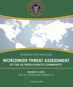 Worldwide Threat Assessment of the US Intelligence Community 2018