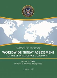 Worldwide Threat Assessment of the US Intelligence Community 2018