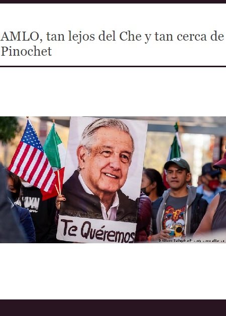 AMLO, tan lejos del Che y tan cerca de Pinochet