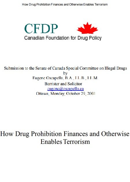 How Drug Prohibition Finances and Otherwise Enables Terrorism