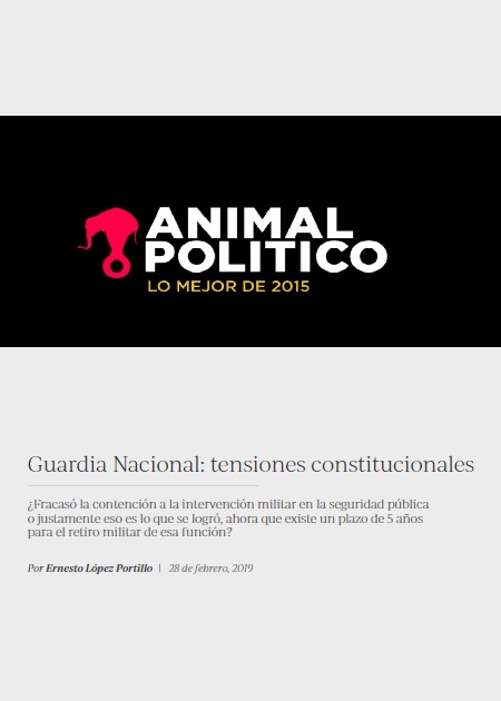 Guardia Nacional: tensiones constitucionales