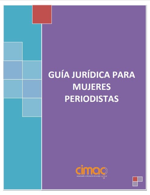 Guía jurídica para mujeres periodistas
