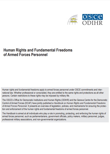 Human Rights and Fundamental Freedoms of Armed Forces Personnel