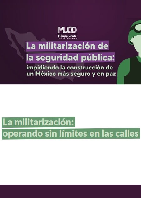 La militarización: operando sin límites en las calles