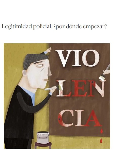 Legitimidad policial: ¿por dónde empezar?