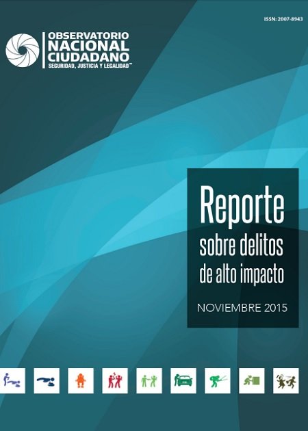 Reporte sobre delitos de alto impacto. Noviembre 2015