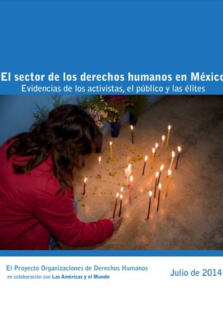 El sector de los derechos humanos en México. Evidencias de los activistas, el público y las élites