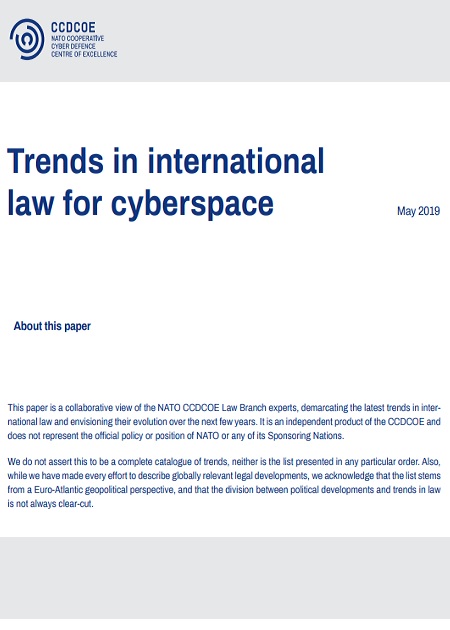 Trends in international law for cyberspace