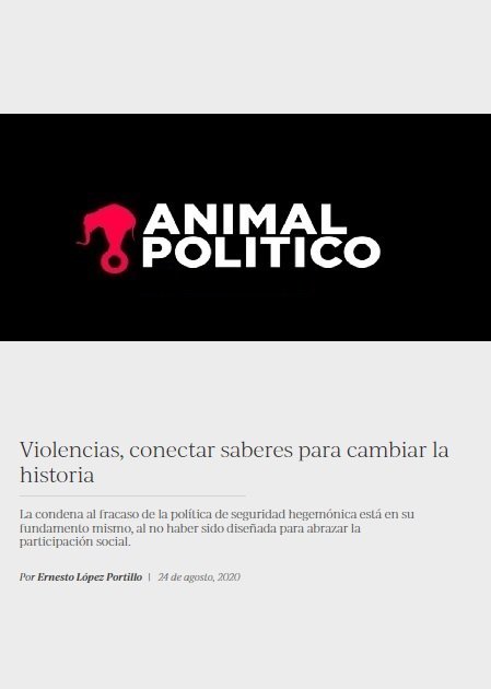Violencias, conectar saberes para cambiar la historia