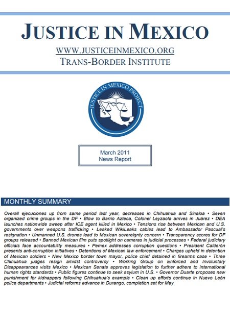 Justice in Mexico-March Report