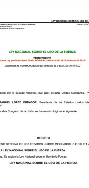 Ley Nacional sobre el Uso de la Fuerza